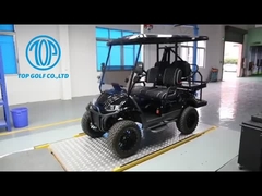 40 كم / ساعة 4 مقاعد عربة جولف مرفوعة الخلوص الأرضي 110 مم 5KW AC MOTOR KDS