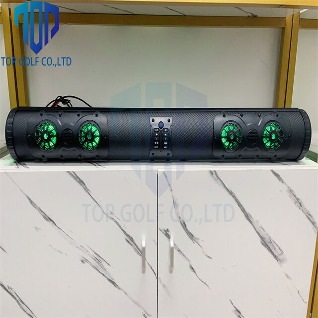 بيع ساخن جودة صوت ومظهر أنيق عربة جولف 18 بوصة 27 بوصة 32 بوصة شريط صوتي فاخر