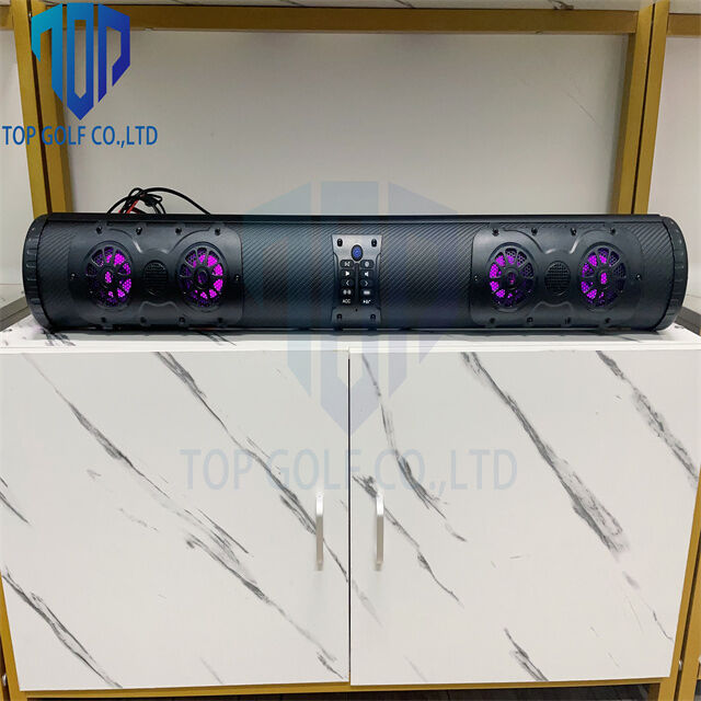 بيع ساخن جودة صوت ومظهر أنيق عربة جولف 18 بوصة 27 بوصة 32 بوصة شريط صوتي فاخر