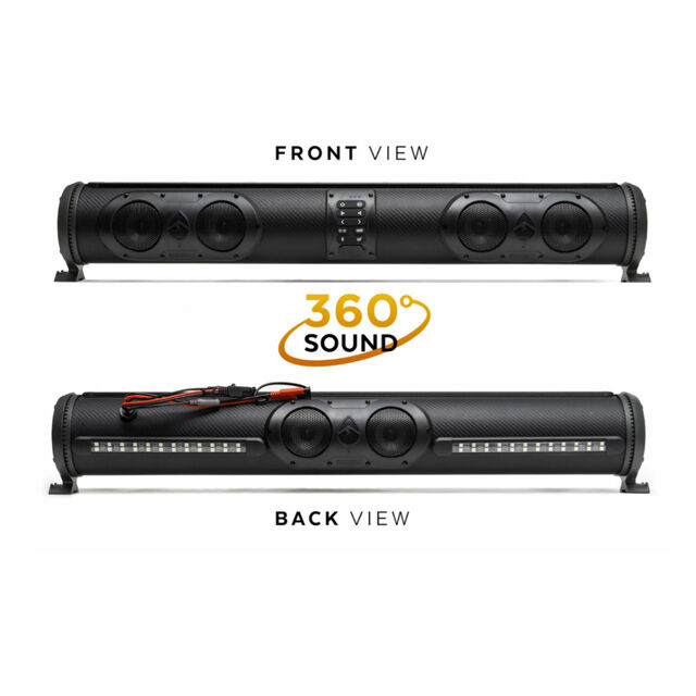 الجودة العالية الصف البحري IP66 USB/Aux Subwoofer Squawker Tweeter Speaker عربة الغولف الكهربائية شريط الصوت بلوتوث