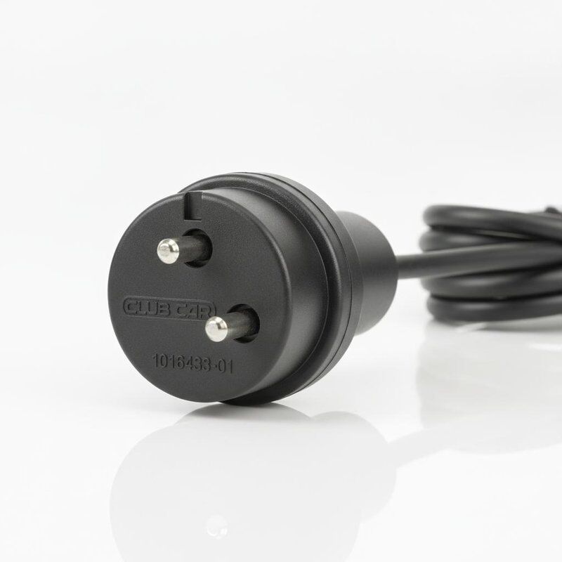 نادي السيارات 36 فولت شاحن سلك التوصيل 1016433-01 OEM استبدال جولة ثلاثة دبوس تصميم مصبوب الجسم مانعة لتسرب الماء